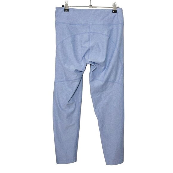 Outdoor Voices Marled Leggings Women’s Large Blue Mid Rise Cropped Stretch - Picture 3 of 10